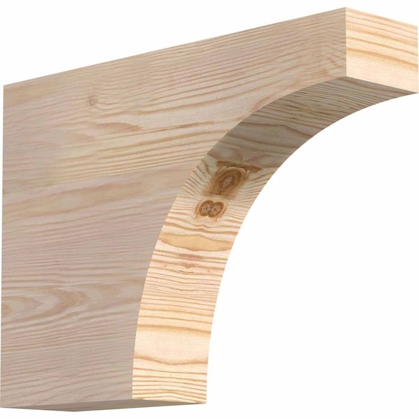 Ekena Millwork Huntington Smooth Rafter Tail, Douglas Fir, 3 1/2"W x 12"H x 16"L RFT04X12X16HUN00SDF - main
